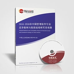 2016-2020年中國管理軟件行業競爭格局與投資戰略研究咨詢